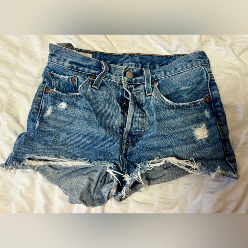 Levi's Blue Jean Shorts for Women